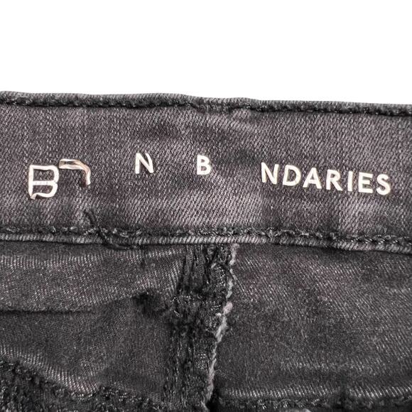 No Boundaries Womens Denim Blue Jean Skinny Jeans Black Size 9 - Picture 8 of 10